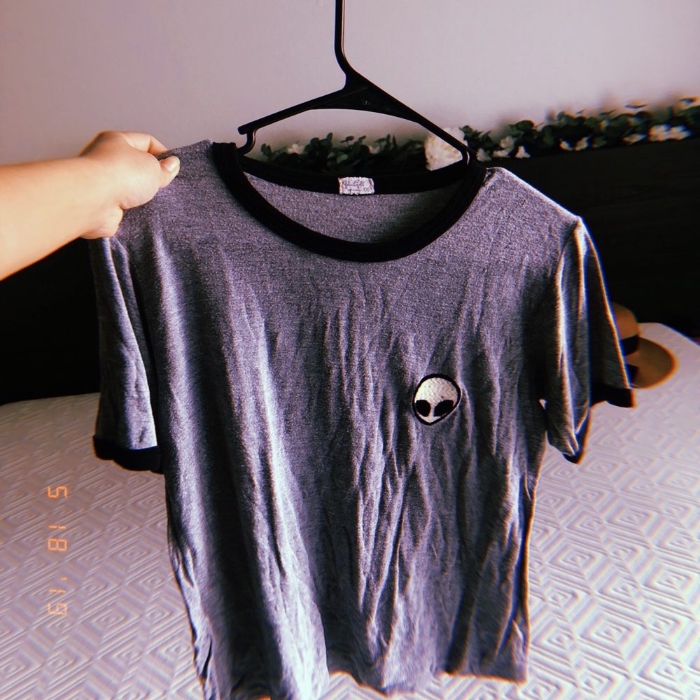 Brandy Melville Alien Patch Top